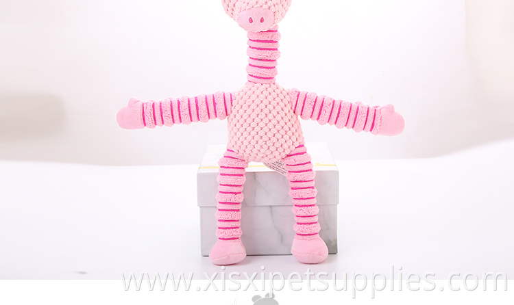 Pet Products amazon Online Designer long leg Pet Plush Dog Squeaky Toy Best Interactive Toy Pets